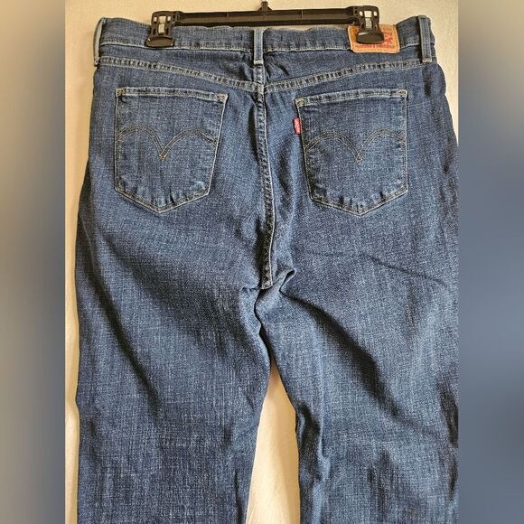 Levi's Jeans Women’s 32 (34x29) Blue Classic Straight Leg Mid Rise Western GUC - Picture 8 of 9